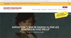 Desktop Screenshot of musee-fournaise.com