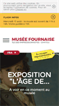 Mobile Screenshot of musee-fournaise.com