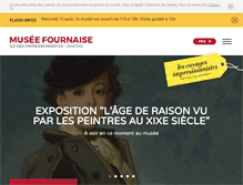 Tablet Screenshot of musee-fournaise.com